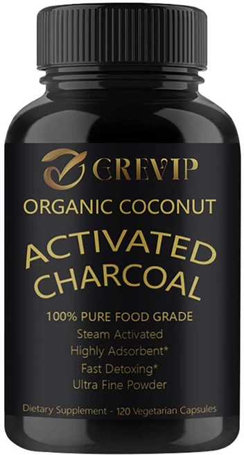 활성탄 캡슐 600mg - 높은 흡수력 가스 및 복부 팽만감 완화, 1개, 60정 - 쿠팡