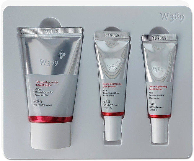 황토 유니베라 w389선크림 더마 브라이트닝선크림 1+2, 40ml, 1개