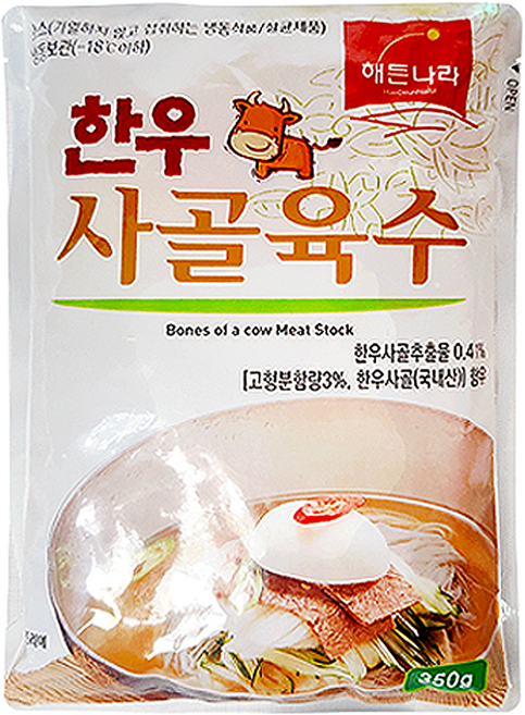 봉평메밀가 해든나라 막국수육수 냉면육수 350mlX30팩 30인분 / 업소용 식당용 전문점용 대용량 합천식품, 30개, 350ml