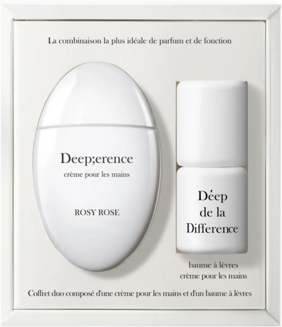 딥퍼랑스 향 좋은 퍼퓸 핸드크림 / 립밤 듀오 세트 보습 케어, 1개, 54ml, 그리너리앤바질+코랄핑크