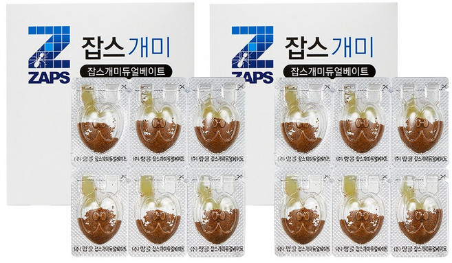 잡스 개미 듀얼베이트 살충제 6p, 12g, 2개