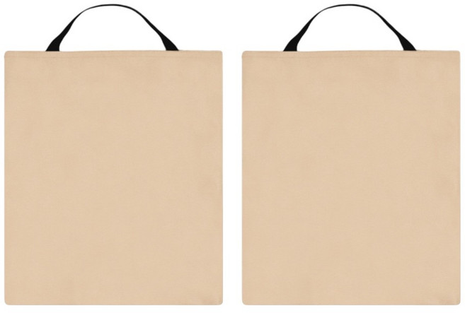 알로롱캠핑 캠핑의자 수납가방 1+1, M, 베이지, 2개, 1단