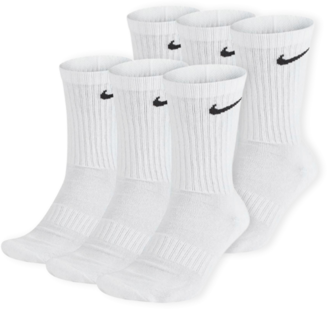 일이오 1+1 나이키 에브리데이 쿠션 장목양말 2팩 6세트 SX7664-100