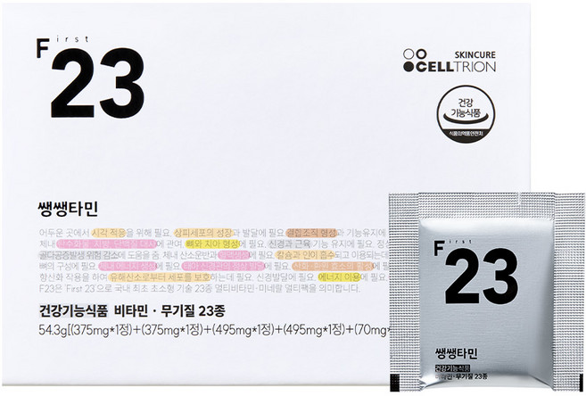 셀트리온 이너랩 쌩쌩타민 23종 멀티비타민 미네랄 멀티팩 30p, 1개, 30정