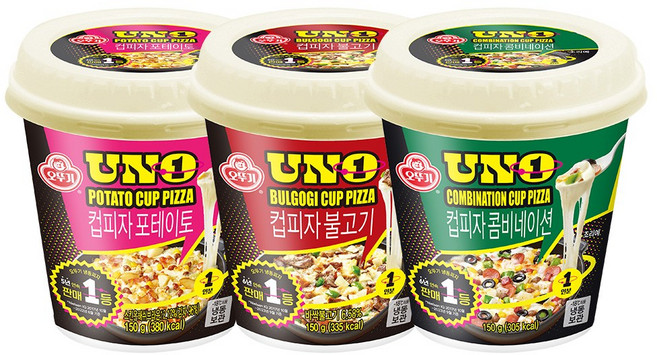 오뚜기 떠먹는 컵피자 불고기+콤비네이션+포테이토 각 4개 총 12개, 150g