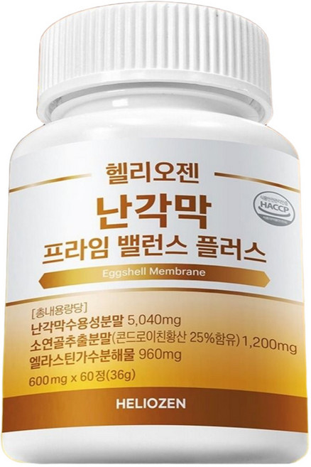 헬리오젠 난각막 프라임 밸런스 플러스+, 1개, 60정