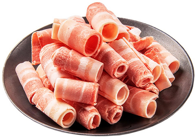 고향미트 한돈 돌돌이 삼겹살 300g, 3개