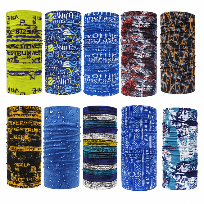 사계절 멀티스카프 쿨마스크 등산 낚시 자전거 스포츠 20개 세트, 1개