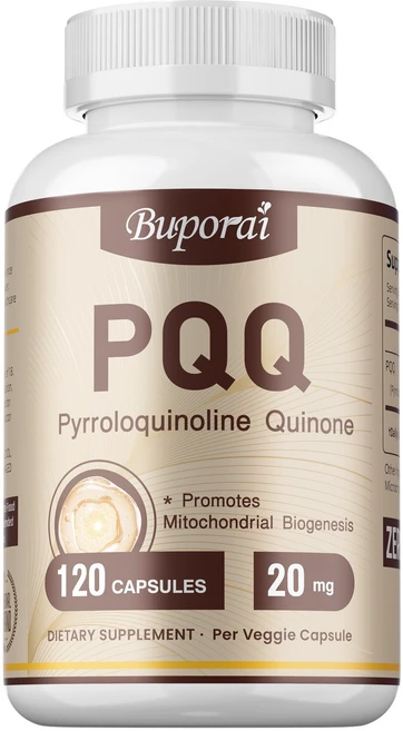 PQQ 고함량 캡슐 미토콘드리아 생합성 촉진 에너지 생산 지원 항산화 효과 세포 건강 인지 기능 향상 비건 캡슐 피로 회복 활력 증진, 1개, 60정 - 쿠팡