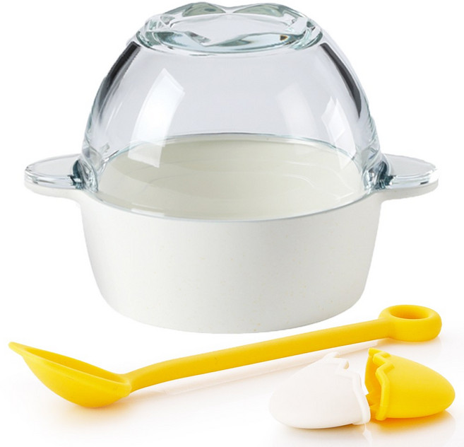 네오플램 에그밤 IH 인덕션 계란찜기 찜냄비 14cm, 1세트