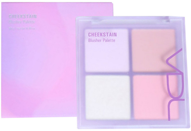 브이디엘 치크스테인 블러셔 팔레트 10g, 02 클린 라벤더, 1개