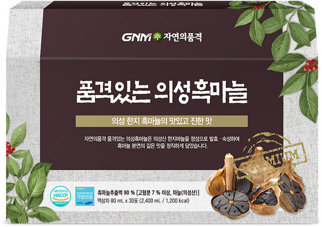 GNM자연의품격 품격있는 의성 흑마늘즙, 2.4L, 1개