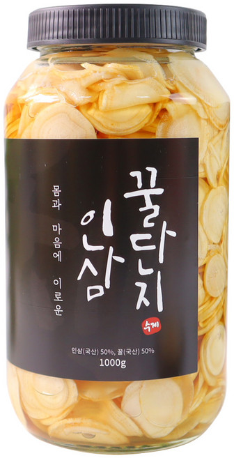 드시다 인삼꿀단지 1000g 수제청 인삼청, 1kg, 1개입, 1개