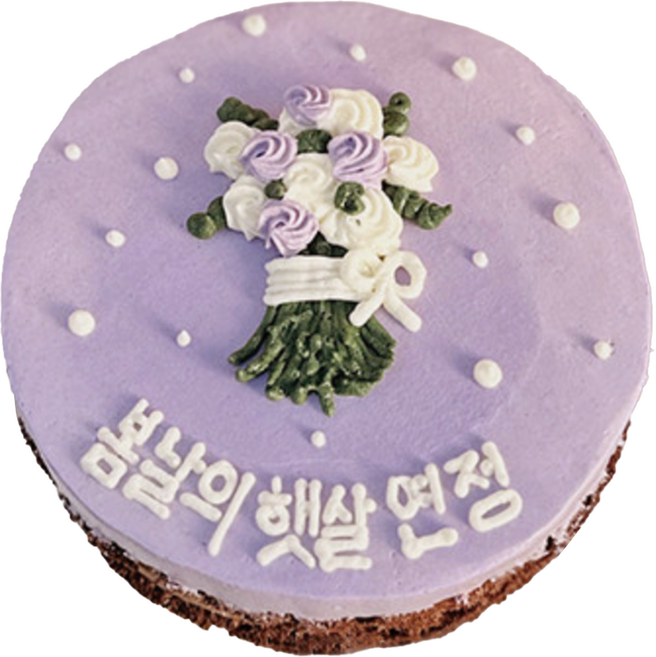 (평일 낮 12시전 주문 오늘출발) 케익팩토리 로맨틱부케, 초코크림, 1개, 260g