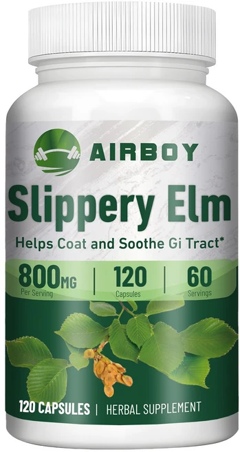 슬리퍼리 엘름 추출물 함유 탄수화물 미만 1g 3차 검사 GMP 인증 프로페셔널 그레이드 소화 건강 지원 면역력 강화 일상 건강 관리에 필수, 1개, 60정 - 쿠팡