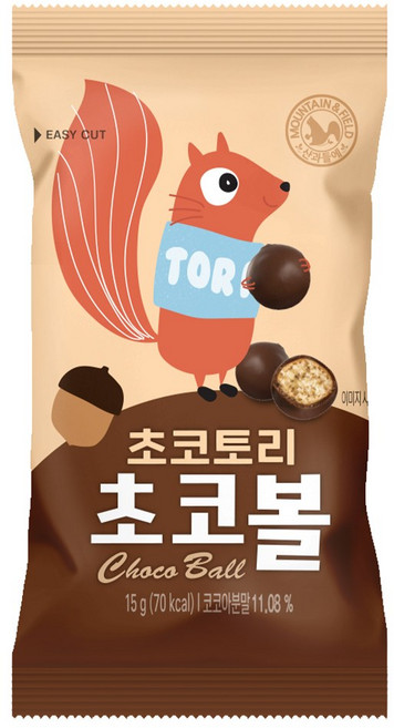 산과들에 초코토리 초코볼 과자, 상세 설명 참조, 50개