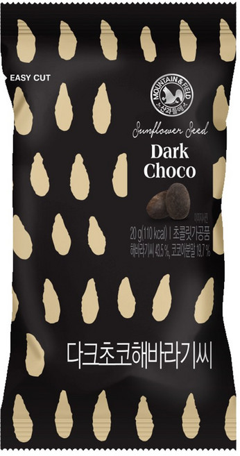 산과들에 다크 초콜릿 해바라기씨 20g 초코볼, 30개