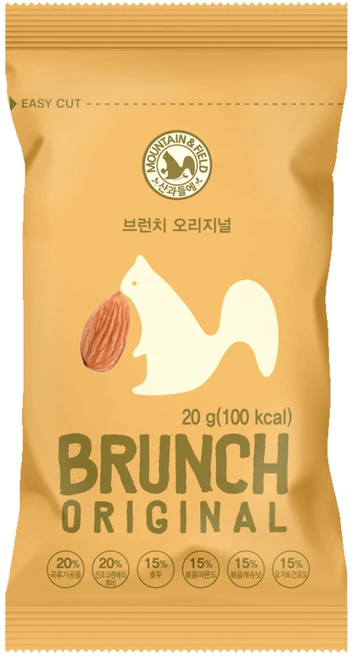 산과들에 브런치 오리지널 하루견과, 20g, 50개 - 쿠팡