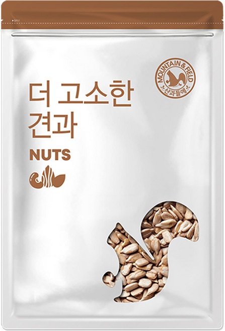 산과들에 볶음 해바라기씨 1.6kg 슈퍼푸드, 800g, 2개