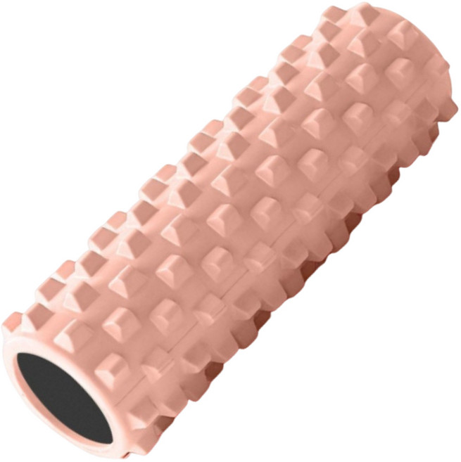 오브리움 종아리 마사지 돌기형 지압 폼롤러, 1개, 핑크