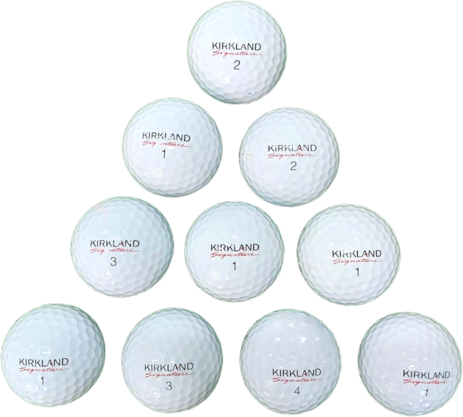 커클랜드 로스트볼 A++ 50개, 1개, 50개입