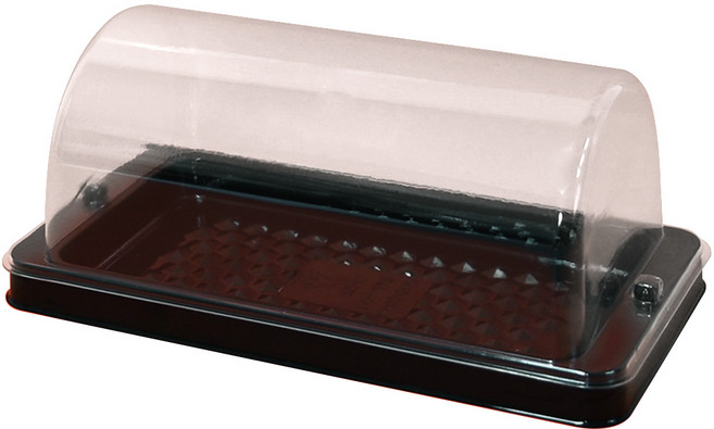 제이팩토리 돔형 투명 롤케이크 포장 케이스, 50개