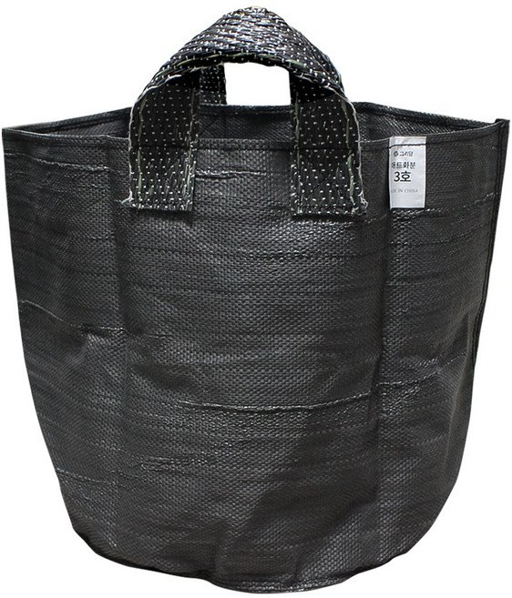 매트화분 포대화분 숨쉬는 제초매트 화분 갑바화분 갑바백 성장백 블루베리 텃밭화분, 10개, 블랙