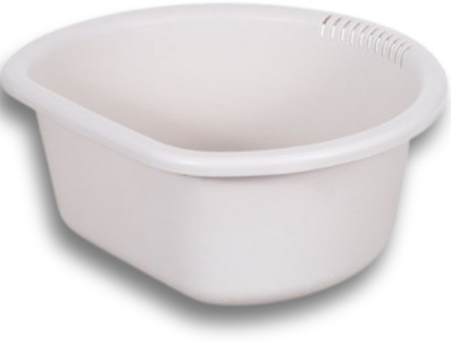 마이루 플라스틱 D형 설거지통, 화이트, 1개