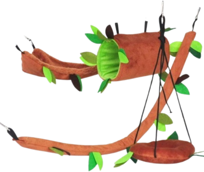 스타일포유 다람쥐 은신처 장난감 놀이터, 1세트, 우드