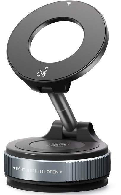 스위코 맥세이프 차량용 무한흡착 핸드폰 거치대, 블랙, 1개