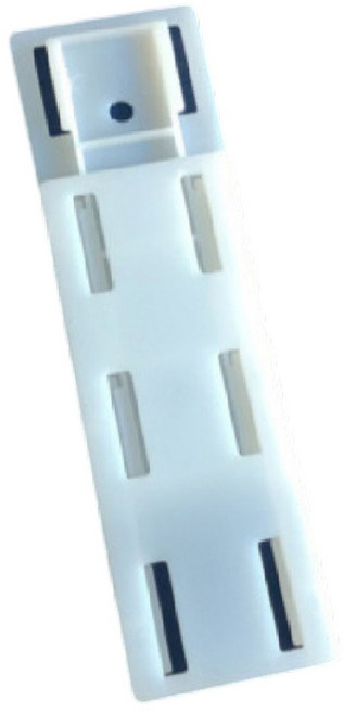 바이트 부착식 멀티탭 슬라이드 고정 홀더, 화이트, 2개