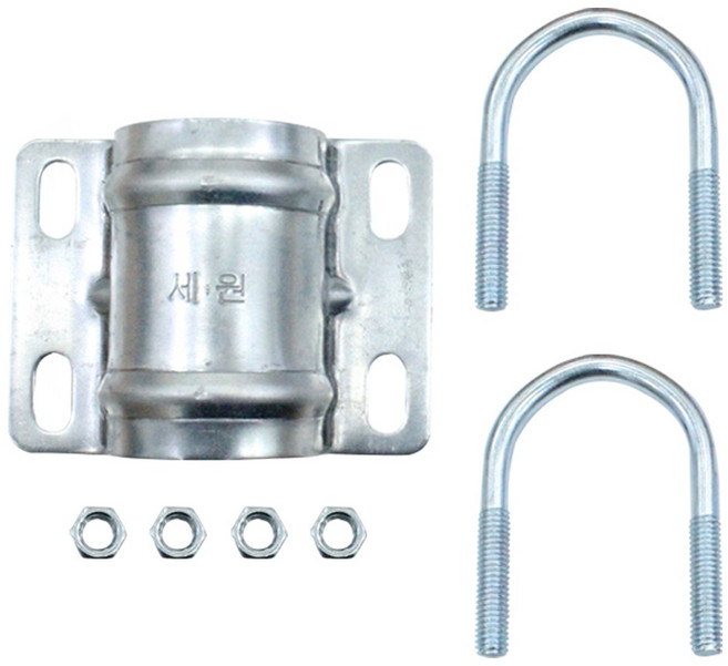 U클램프 U고정구 U반도 클립 파이프고정 유클램프 유반도 농자재, 5개