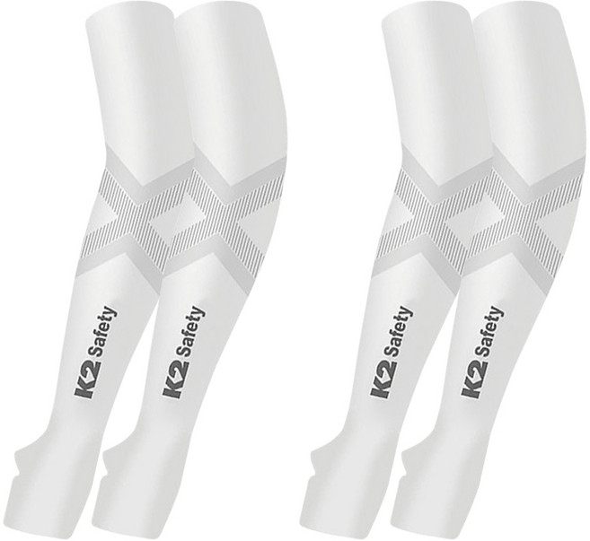 k2 safety x벤더 쿨토시 손등형 1+1 팔토시 여름토시, 화이트2p+화이트2p