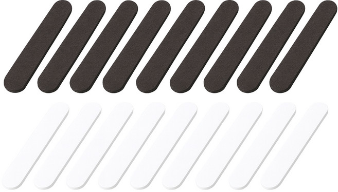 살림의지혜 머리둘레 조정 캡모자패드, 20개, 화이트+블랙, 1개