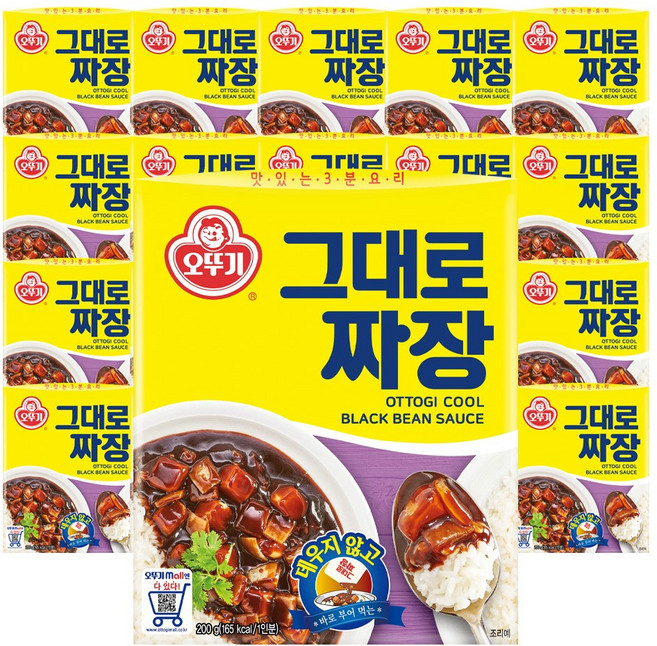 그대로짜장 200gx20개, 200g, 20개