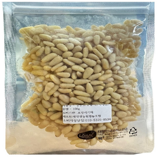 2025년 햇잣 양근건조 국내산 백잣100g, 100g, 1개