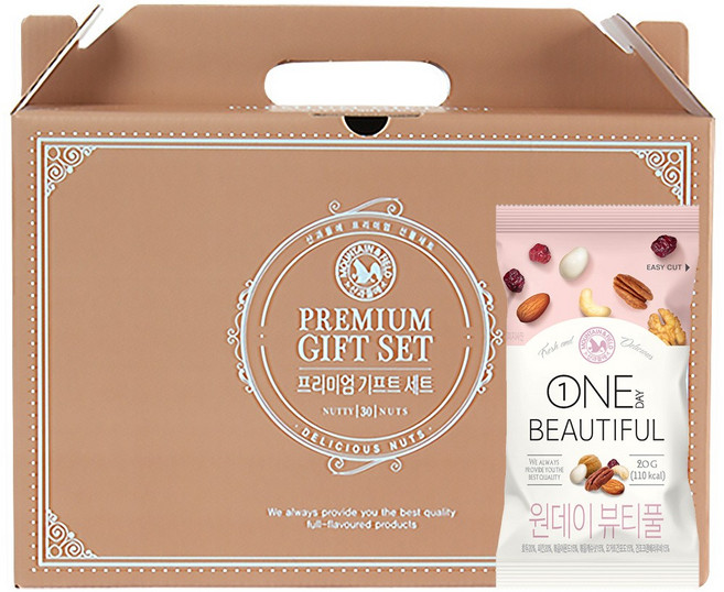 산과들에 원데이뷰티풀 30입 하루견과류 선물세트, 30개