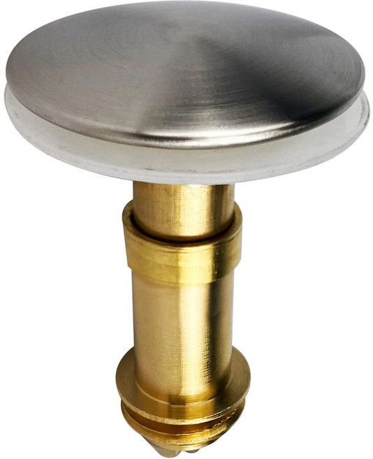 JSS&D 황동나사형 물마개 세면기 세면대 배수관 배수구 자동팝업 물막이 마개 교체, 1개