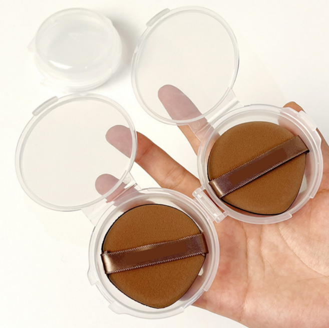 하루생활 양면 에어쿠션퍼프 케이스 (사은품증정) 양면케이스+퍼프사은품1P, 1개, 양면케이스+사은품퍼프1p