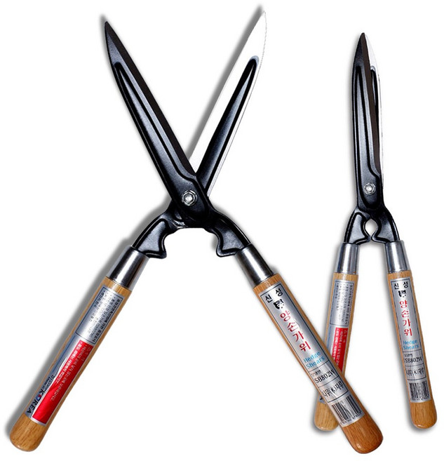신성 양손가위 국산전지가위 원예 조경 나무 정원가위 SB 802W, 1개