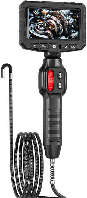4.3인치 5배 확대 360° 회전 내시경 (6.0mm/3.9mm) 자동차 배관 검진용 고화질 디스플레이, 6.0mm, 1M