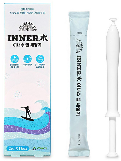 이너수 Y존케어 의료기기 질세정기 2개입, 3.4g, 1개