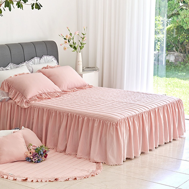 류금숙 프렌치로망 고밀도 항균 롱 프릴 침대 매트리스커버 SS Q K SK