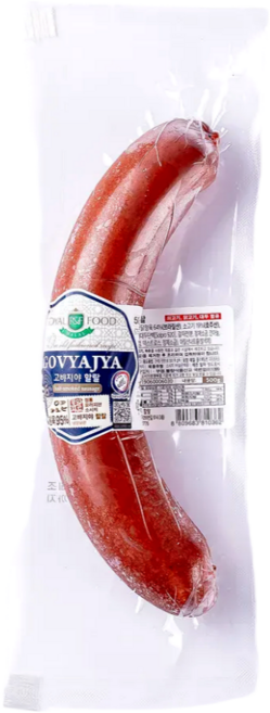 고뱌지야 할랄 GOVYAJYA HALAL 소시지 유럽식 소세지, 1개, 500g