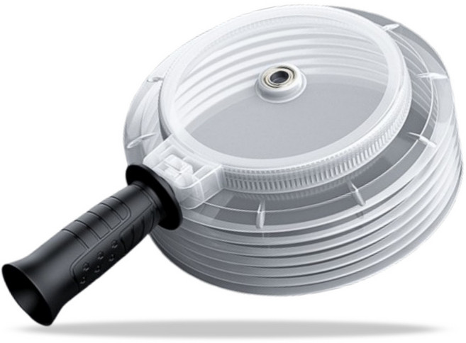 머니레드 155mm 홀쏘 집진기 홀커터 분진커버 드릴커버 홀쏘커버 드릴링, 1개, 본품(배터리없음)