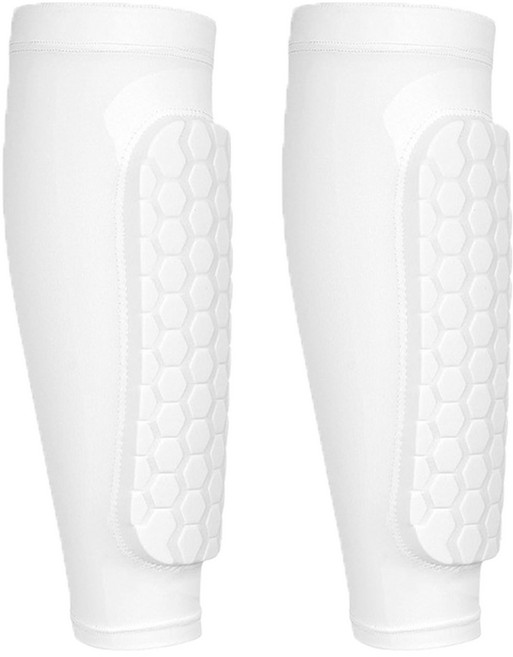 온브레이크 정강이 보호대 성인 축구 주니어 아동 풋살 아대 일체형 신가드 1SET, 화이트, 1개