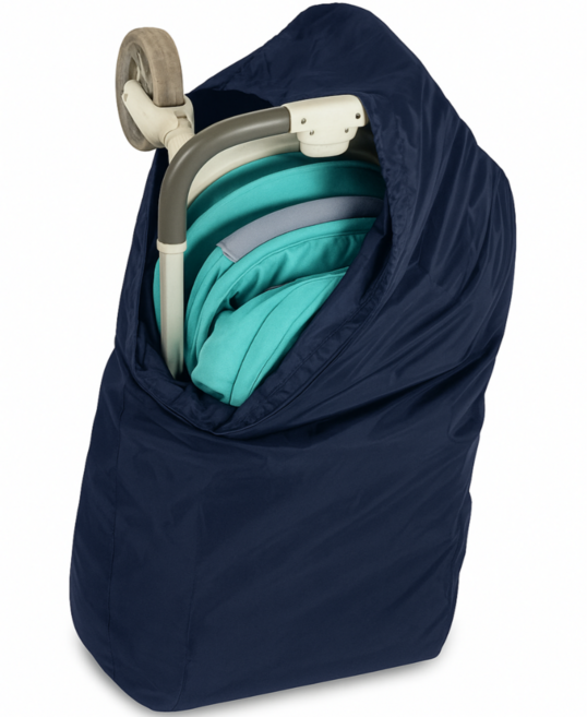 플랜와우 유모차 카시트 여행용 운반 가방, 1개, 손잡이용(네이비)