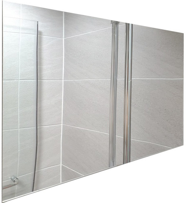 대형 모칸도 아크릴 거울 40X90cm 모서리 직각형 접착식 DIY거울 두께 3mm 재단가능