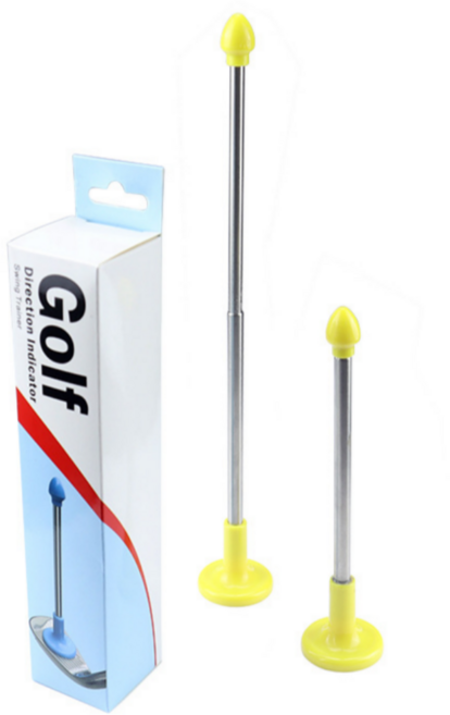 버디프로 골프 스윙 방향 가이드 직진스틱, 옐로우, 1개