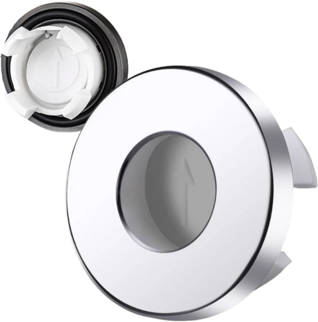 윤잇템 세면대 오버플로우 배수캡 구멍 자동 개폐식 냄새차단마개 황동 2개